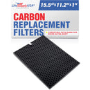 LifeSupplyUSA Carbon Filter Replacement Compatible with Rabbit Air BioGS SPA-421A & SPA-582A Air Purifiers (5-Pack)