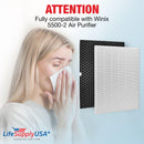 True HEPA Filter 2-Pack Replacement Compatible With Winix 5500-2 Air Purifier by LifeSupplyUSA