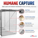 Heavy Duty Catch Release Large Live Humane Animal Cage Trap (59 x 20 x 22)