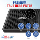 LifeSupplyUSA True HEPA Filter Replacement Compatible with Alen BF25A HEPA-Pure HEPA-Fresh A350, A375 Air Purifier
