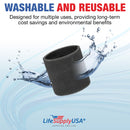 LifeSupplyUSA Foam Sleeve Wet/Dry Vacuum Filter Replacement Compatible with ShopVac 90585 9058500 9058562 Type R and Most VacMaster Genie Shop Vacuum Cleaners