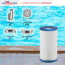 LifeSupplyUSA Pool Filter Cartridge Replacement for Type A/C 59900E for Above Ground Pools Spa Filter (2-Pack)