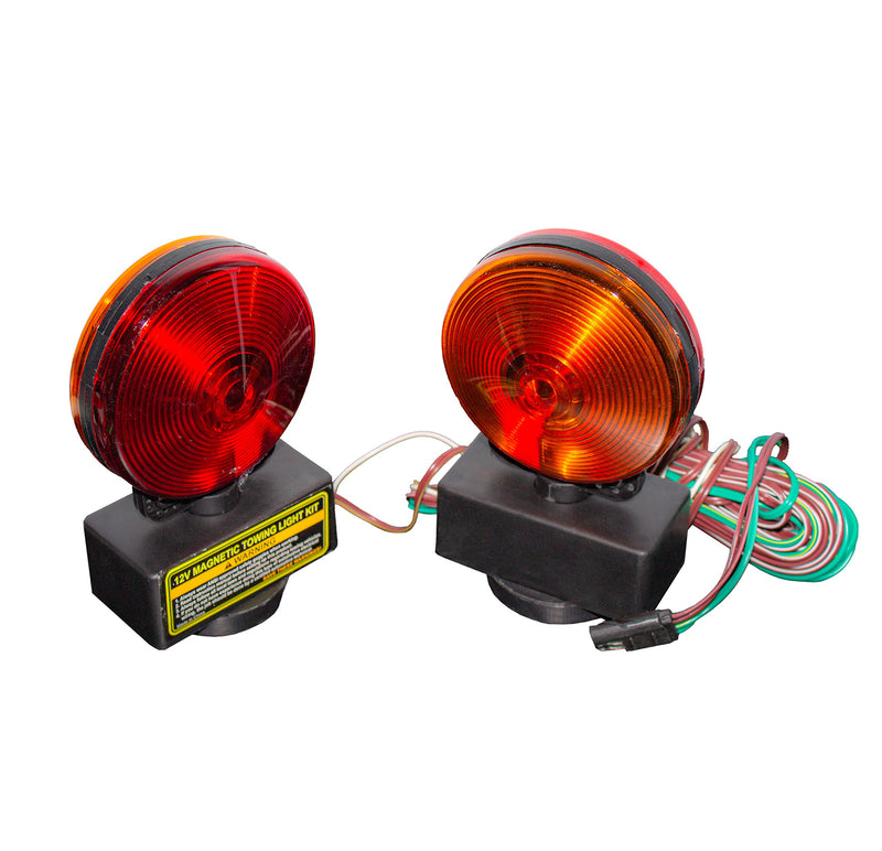 LifeSupplyUSA (2-Pack) 12v Volt Magnetic Towing Trailer Light Tail Light Haul Kit Complete Set for Auto, Boat, RV, Trailer, etc