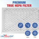 LifeSupplyUSA True HEPA Filter Replacement Compatible with Hunter 30212, 30213, 30240, 30241, 30251, 30378, 30379, 30381 & 30382 Air Purifier