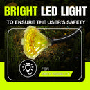 10ft Outdoor/Indoor Extension Cord 3-Outlet 12/3 Gauge Extra Heavy Duty 3 Prong SJTW, Waterproof, Flexible Cold-Resistant Long Power Cord,125 Amp 1875W, Black by LifeSupplyUSA