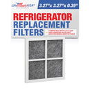 LifeSupplyUSA Refrigerator HEPA Air Filter Replacement Compatible with LG LT120F and Kenmore 9918, Part ADQ73334008 & ADQ73214404