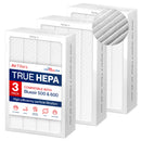 Classic 500/600 Series HEPA Particle Filter Replacement Compatible with Blueair Air Purifier Models 501 503 505 510 550E 555EB 601 603 605 650E by LifeSupplyUSA
