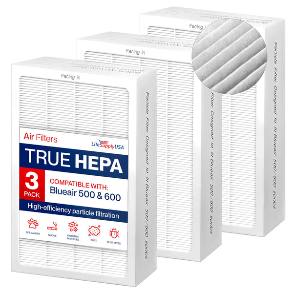 Blueair 500/600シリーズ 粒子フィルター 未開封 ×２ 開封1 Blueair Classic 500/600 Series HEPA Particle Filter Replacement