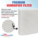 LifeSupplyUSA Humidifier Filter Replacement Water Panel Pad Compatible with Aprilaire Humidifier Furnace Models 400, 400A, and 400M Part 45
