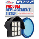 Vacuum Filter Replacement + Exhaust HEPA Kit Compatible with Hoover T-Series WindTunnel Bagless Upright Vacuum Cleaners,