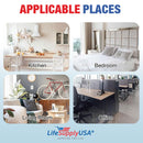 LifeSupplyUSA True HEPA Replacement Compatible with Honeywell HPA-245, HPA-248-TGT, HPA-249, HHT-145, & HHT-149 Air Purifier, Filter N (2-Pack)