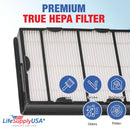 LifeSupplyUSA True HEPA Filter Replacement Compatible with Holmes Compare to Filter Part HRC1, Part
