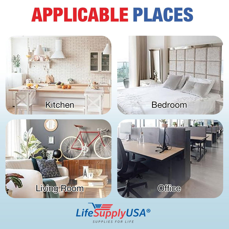 True HEPA Filter 2-Pack Replacement Compatible With Clorox Medium Room Air Purifier 11030 & 11031 by LifeSupplyUSA