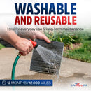 Premium Cabin Air Filter Replacement CP134 (CF10134) with Activated Carbon Washable/Reusable Compatible with Honda & Acura Vehicles by LifeSupplyUSA