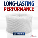 Humidifier Filters Compatible with Protec WF2 Extended Life Vicks WF2 Fits Vicks V3500N, V3100, V3900 Series, V3700, Sunbeam 1118 Series & Honeywell HCM-350 Series by LifeSupplyUSA - 1 Pack