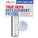 30610 True HEPA Filter Replacement Compatible with Hunter 30611, 40882, 40884, 408841 Air Purifiers by LifeSupplyUSA - 1 Pack