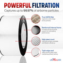 24000 HEPA Filter Replacement Compatible with Honeywell 24500 50250-S 52500 Air Purifier by LifeSupplyUSA - 1 Pack