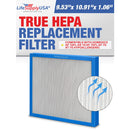 LifeSupplyUSA True HEPA Filter Replacement Compatible with Homedics AF-10FL AR-10 AF-75FL AF-75 AT-75 Hypoallergenic Air Purifiers - 1-Pack