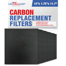 LifeSupplyUSA Carbon Filter Replacement Compatible with Aura InvisiClean IC-5018 and Sensa IC-5120 Air Purifiers (20-Pack)