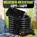 7 Pin Trailer Wiring Harness with Junction Box Heavy Duty 7 Way Trailer Plug, Waterproof 7 Wire Cable, Universal Trailer Wire Kit for RVs, Campers, Trailers by LifeSupplyUSA