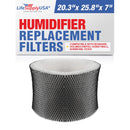 LifeSupplyUSA Humidifier Filter Replacement Wick Filter A Compatible with BIONAIRE, Holmes HWF62, Honeywell, Sunbeam, Vicks - 1-Pack