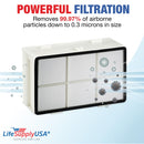 LifeSupplyUSA True HEPA Filter Replacement Compatible with Dyson AirBlade Hand Dryer 910112-04 920336-01 965359-01 925985-01 925985-02 910112-01 AB01 AB02 AB03 AB04 AB06 and AB14 Air Purifier - 1-Pack