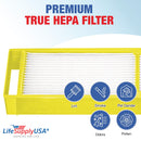 True HEPA Air Cleaner Filter Replacement fits Alen TF50-Carbon HEPA-Fresh Paralda Air Cleaner - 1-Pack