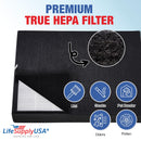 LifeSupplyUSA True HEPA Filter Replacement Compatible with Alen Air FLEX HEPA-PURE BreatheSmart Air Purifier - 1-Pack