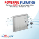 LifeSupplyUSA True HEPA Filter Replacement Compatible with Idylis IAP-10-280, IAF-H-100D Air Purifier - 1-Pack