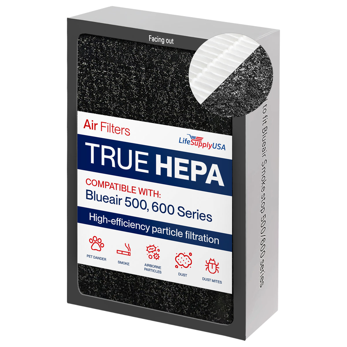 Blueair 500/600シリーズ 粒子フィルター 未開封 ×２ 開封1 Blueair Classic 500/600 Series HEPA Particle Filter Replacement