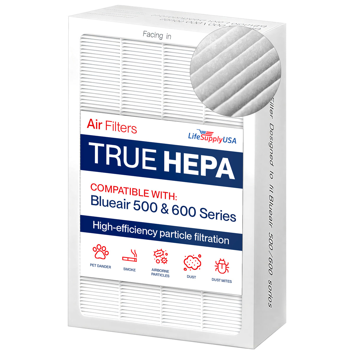 Blueair Classic 500/600 Series HEPA Particle Filter Replacement
