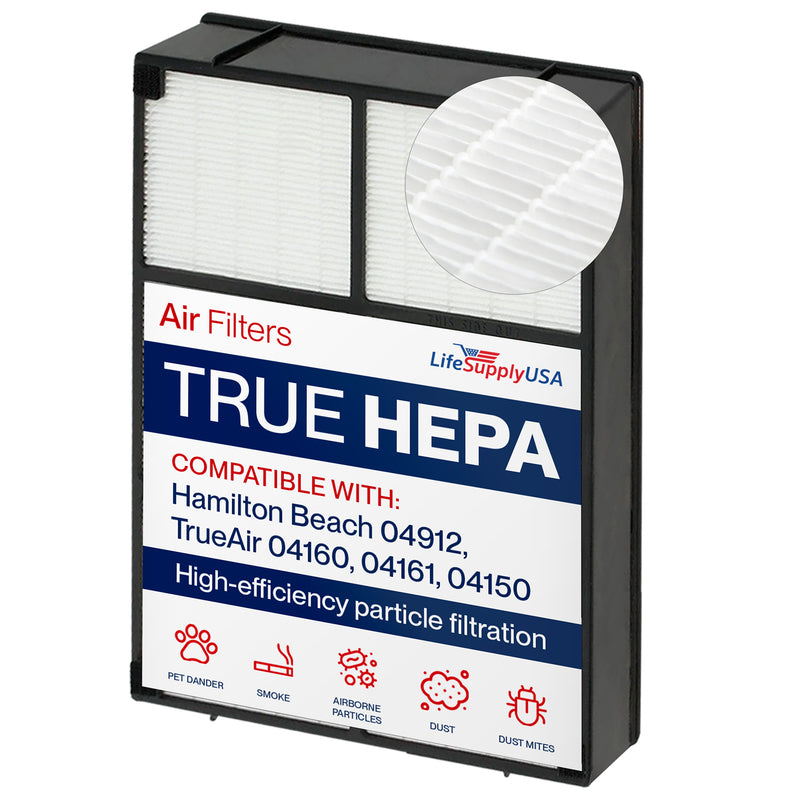 04912 True HEPA Filter Replacement for Hamilton Beach TrueAir