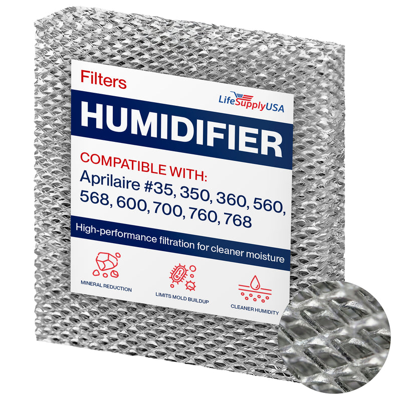 Humidifier Filter Replacement Evaporator Pad with Wick Compatible with