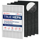 EL041 Replacement Filter Set True HEPA  + Carbon Pre-Filters Compatible with Electrolux ELAP15D7PW Air Purifiers by LifeSupplyUSA