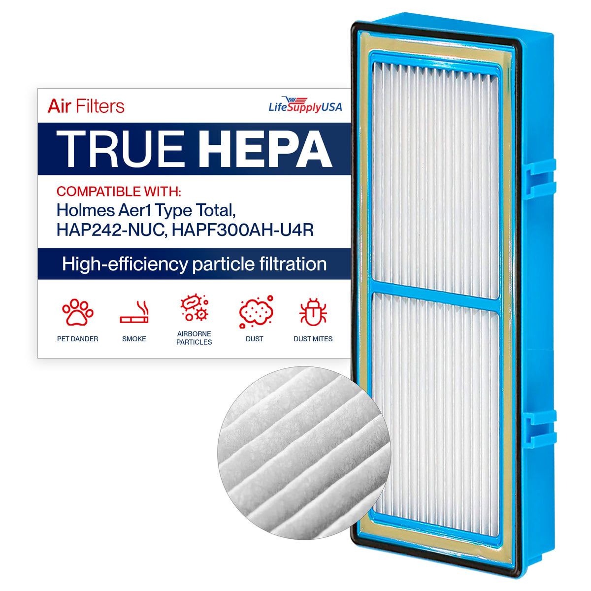 Replacement HEPA Filter compatible Holmes HAPF30AT | LifeSupplyUSA