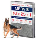 Electrostatic Air Filter, MERV 8, Washable, Reusable Furnace AC/HVAC Filter, Energy Saving, Easy to Clean, Long-Lasting by LifeSupplyUSA (Multiple Sizes)
