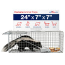 Heavy Duty Catch Release Large Live Humane Animal Cage Trap by LifeSupplyUSA (Multiple Sizes)