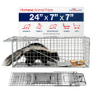 Heavy Duty Catch Release Large Live Humane Animal Cage Trap by LifeSupplyUSA (Multiple Sizes)