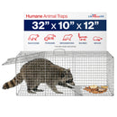 Heavy Duty Catch Release Large Live Humane Animal Cage Trap by LifeSupplyUSA (Multiple Sizes)