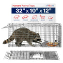 Heavy Duty Catch Release Large Live Humane Animal Cage Trap by LifeSupplyUSA (Multiple Sizes)