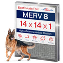 Electrostatic Air Filter, MERV 8, Washable, Reusable Furnace AC/HVAC Filter, Energy Saving, Easy to Clean, Long-Lasting by LifeSupplyUSA (Multiple Sizes)