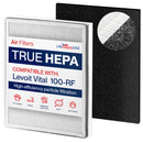 Vital 100-RF True HEPA Filter Set Compatible with LEVOIT Vital 100 Air Purifier Hepa + Activated Carbon Pre-Filter Replacement by LifeSupplyUSA