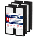 FLT4825 Filter B Replacement Compatible with GermGuardian AC4825, AC4300, AC4900, AC4850, AC4800 Series Air Purifiers HEPA + Carbon Pre-Filter Set by LifeSupplyUSA (4-Pack) - 4 Pack