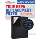 LifeSupplyUSA True HEPA Filter Replacement Compatible with Alen Air FLEX HEPA-PURE BreatheSmart Air Purifier - 1-Pack