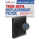 LifeSupplyUSA True HEPA Filter Replacement Compatible with Alen BF25A HEPA-Pure HEPA-Fresh A350, A375 Air Purifier - 1-Pack