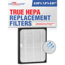 LifeSupplyUSA True HEPA Filter Replacement Compatible with Heaven Fresh NaturoPure HF 280 / XJ-2800 Air Purifier - 1-Pack