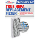 30912 True HEPA Filter Replacement Compatible with Hunter 30917 30027 30028 30030 300705 36027 37027 Air Purifier by LifeSupplyUSA - 1-Pack