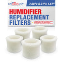 LifeSupplyUSA Humidifier Filter Replacement Wick Filter C Compatible with Honeywell Duracraft HC-888 Series HCM-890 HCM-890C HCM-890B (5-Pack) - 5-Pack