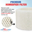 LifeSupplyUSA Humidifier Filter Replacement Wick Compatible with Philips 2000 Series HU4102/20 Humidifiers - 1-Pack