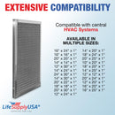 LifeSupplyUSA 14x20x1 Electrostatic Air Filter, MERV 8, Washable, Reusable Furnace AC/HVAC Filter, Energy Saving, Easy to Clean, Long-Lasting - 1-Pack,14" x 20" x 1"